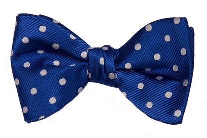 Picture of Royal Blue White Polka Dot