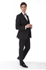 Picture of Black Perry Ellis Fitted Tuxedo 
