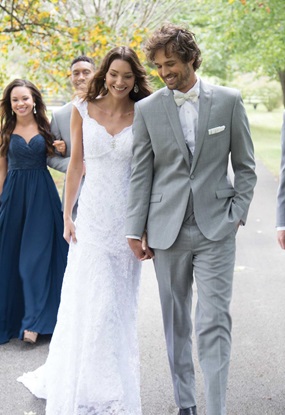 Light Grey Wedding Suit Hamilton 