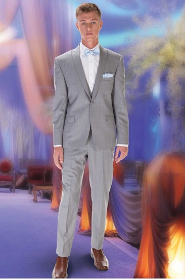 light grey suit prom