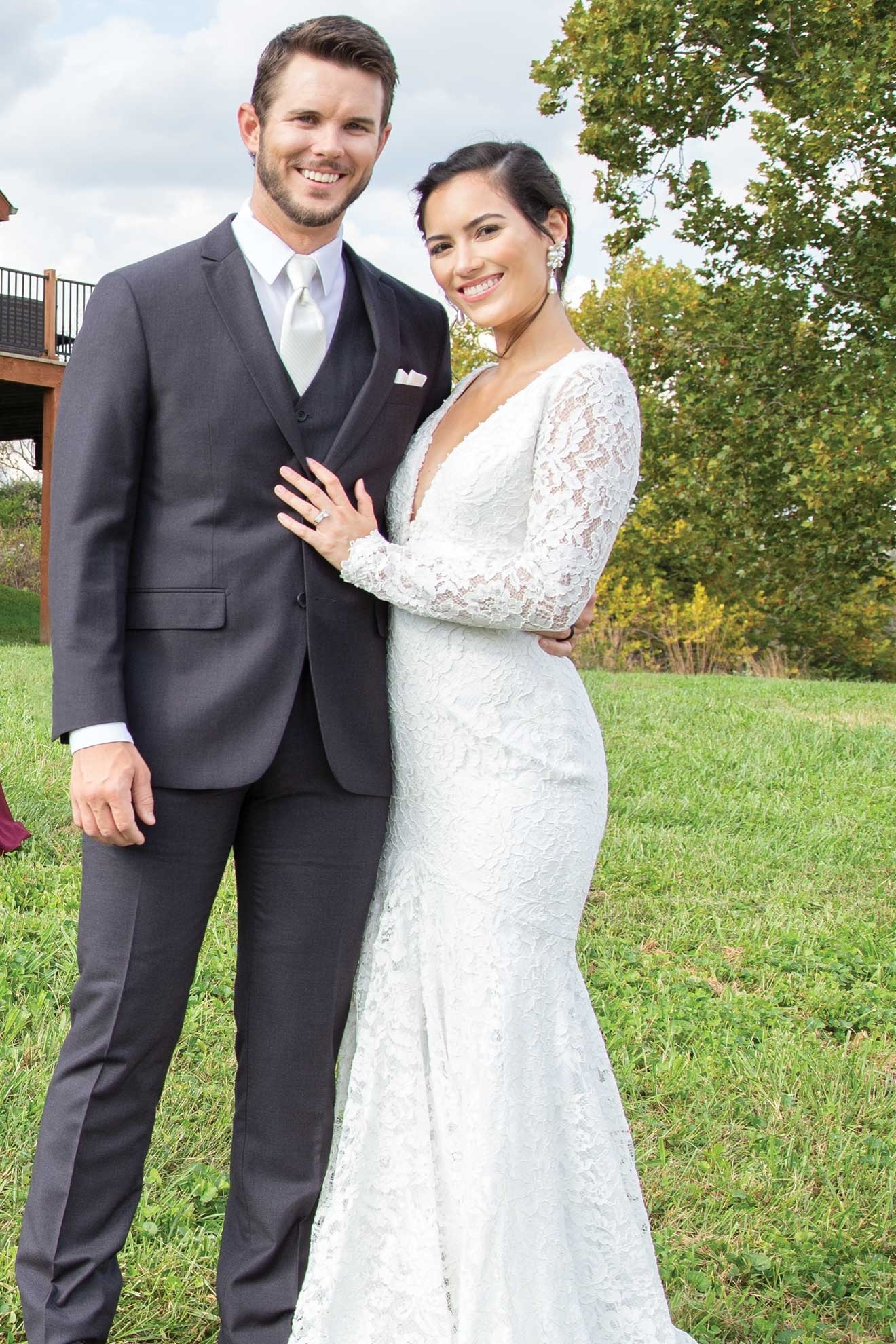 grey suit wedding
