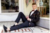 Ryan Ombre Floral Suede Prom Suit