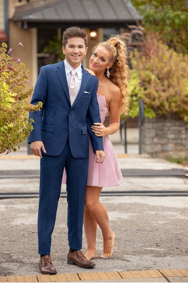 French Blue Prom Suit Rental